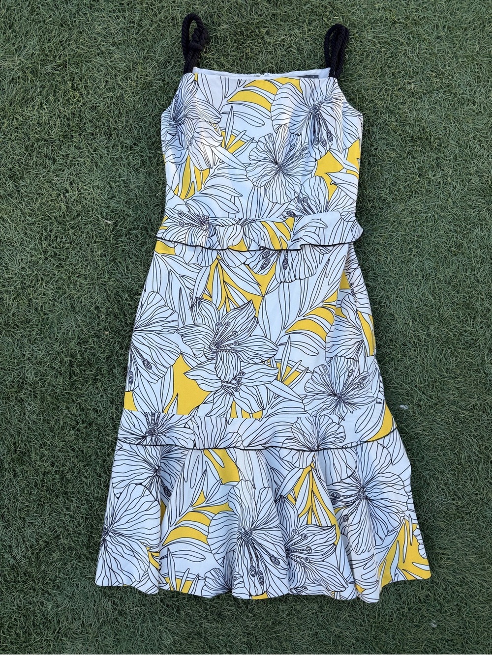 ✨ Alton Gray floral midi dress
